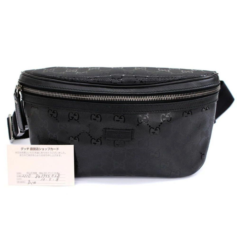 Gucci Body Belt Bum Crossbody Bag Waist Clutch GG